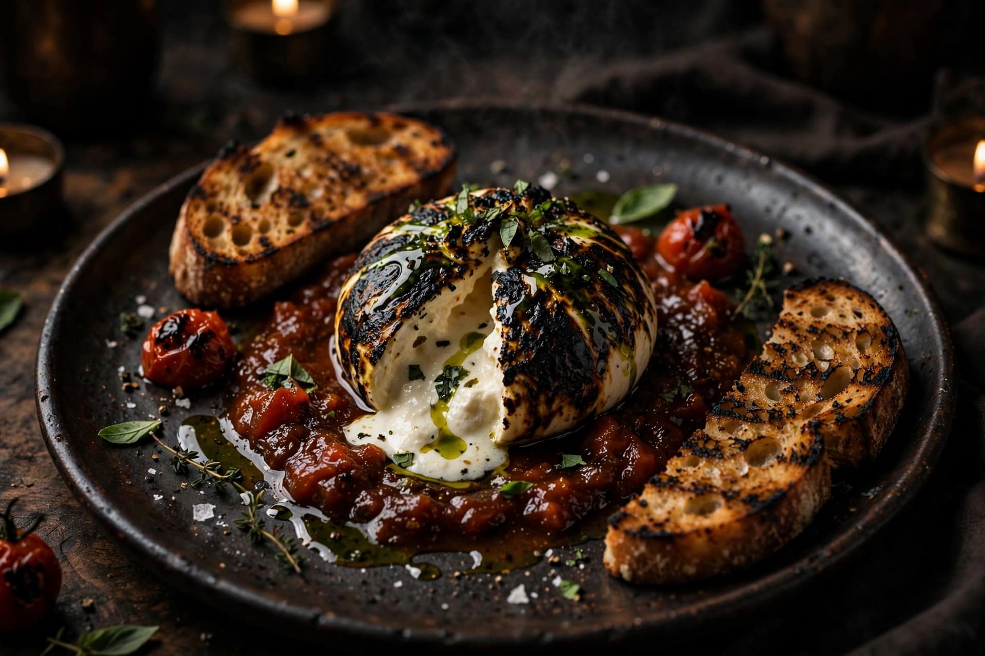 Charred Burrata